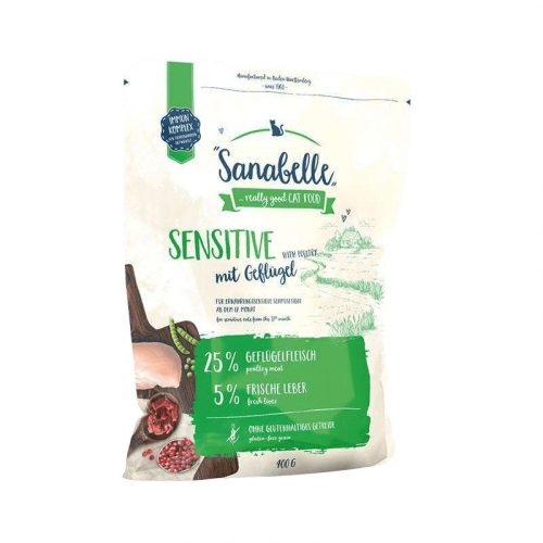 Sanabelle Sensitive száraz macskaeledel szárnyas 400g