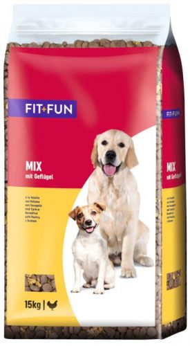 FIT+FUN Mix kutya szárazeledel adult 15kg