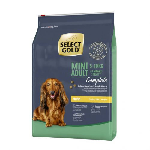 SELECT GOLD Complete kutya szárazeledel mini adult csirke 4kg