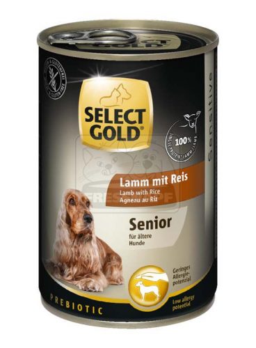 SELECT GOLD Sensitive kutya konzerv senior bárány&rizs 6x400g