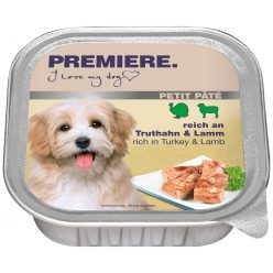 Premiere Petit Pate kutya tálka adult pulyka 11x150g