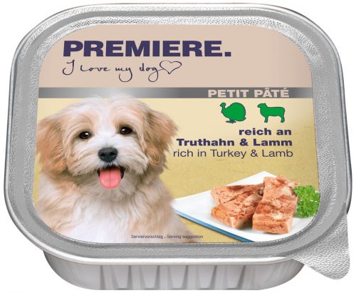 Premiere Petit Pate kutya tálka adult pulyka 11x150g