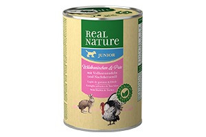 REAL NATURE Classic kutya konzerv junior vadnyúl&pulyka 6x400g