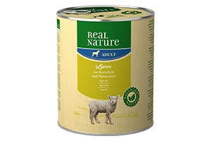 REAL NATURE Classic kutya konzerv adult bárány&burgonya 6x800g