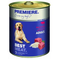 Premiere Best Meat kutya konzerv adult marha&rizs 6x800g