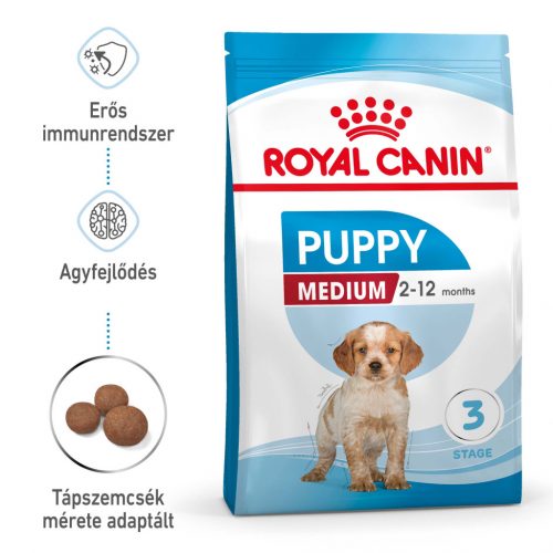 Royal Canin Size Health Nutrition Medium puppy száraz kutyaeledel 4kg