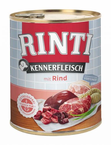 RINTI kutya konzerv adult marha 12x800g