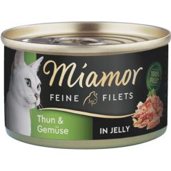   Miamor Feine Filets in Jelly macska konzerv tonhal&zöldség 24x100g