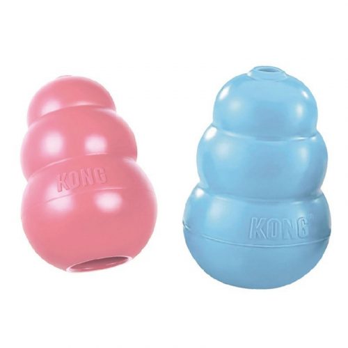 KONG kutyajáték S Puppy pink/kék