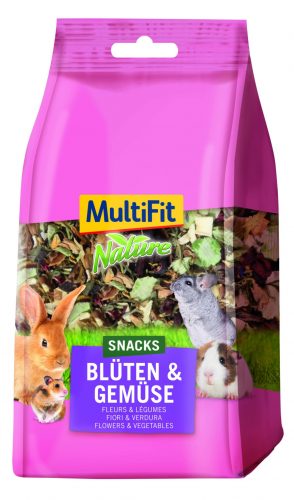 MultiFit Nature snack virág&zöldség kisemlősöknek 100 g