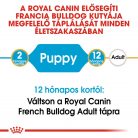 Royal Canin Breed Health Nutrition Francia Bulldog junior száraz kutyaeledel 1kg