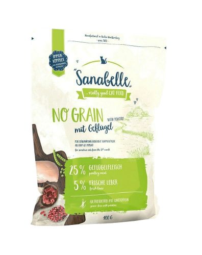 Sanabelle No Grain száraz macskaeledel szárnyas 400g