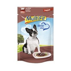 MultiFit Little Dog kutya tasak ragu marha BBQ 24x100g