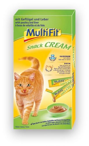 MultiFit Snack Cream macska jutalomfalat májas 7x15g