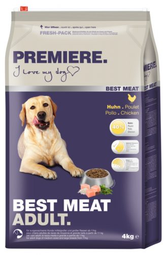 Premiere Best Meat száraz kutyaeledel adult csirke 4kg