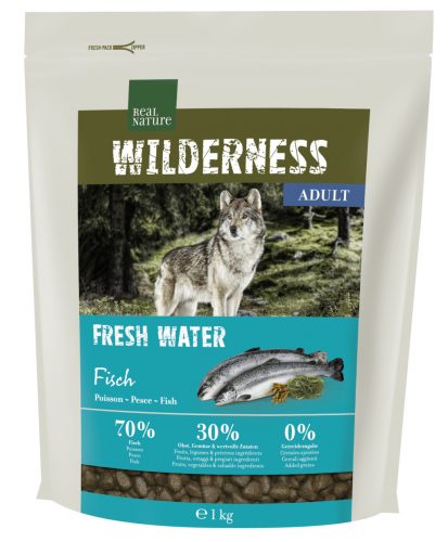 Real Nature Wilderness száraz kutyaeledel adult halas 1kg