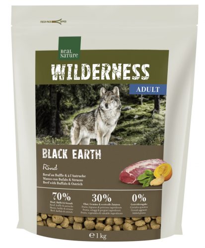 Real Nature Wilderness száraz kutyaeledel adult strucc&bivaly 1kg