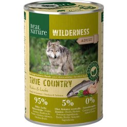   Real Nature Wilderness kutya konzerv adult csirke&lazac 6x400g