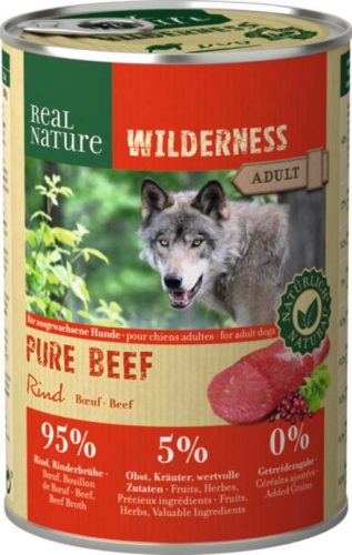 Real Nature Wilderness kutya konzerv adult marha 6x400g