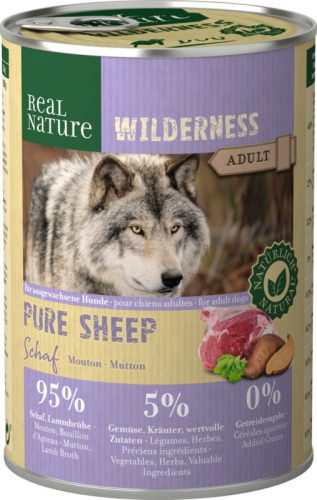 REAL NATURE Wilderness kutya konzerv adult birka 6x400g