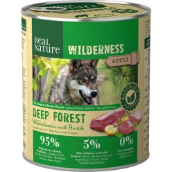   REAL NATURE Wilderness kutya konzerv adult őz&vaddisznó 6x800g