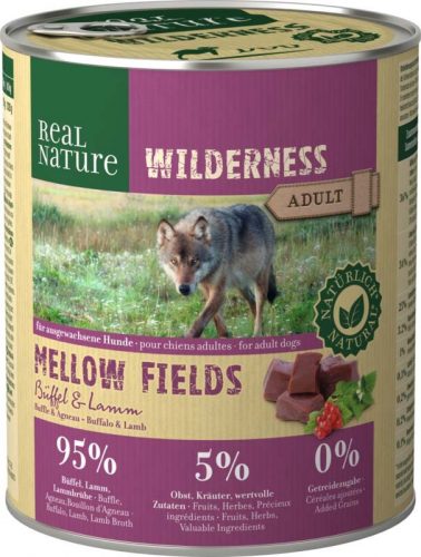 Real Nature Wilderness kutya konzerv adult bárány&bivaly 6x800g