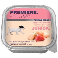   Premiere Finest Meat kutya tálka junior csirke&bárány 10x150g