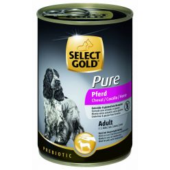 Select Gold Pure kutya konzerv adult lóhús 6x400g