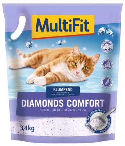 MultiFit Diamonds csomósodó macskaalom 3,4kg