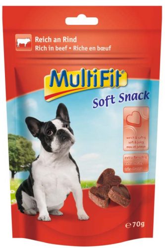 MultiFit Soft snack kutya jutalomfalat marha 70g