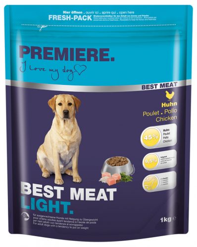 Premiere Best Meat száraz kutyaeledel light csirke 1kg