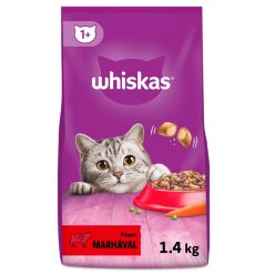 Whiskas száraz macskaeledel marha 1,4kg