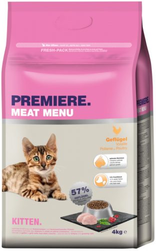 PREMIERE macska szárazeledel kitten szárnyas 4kg