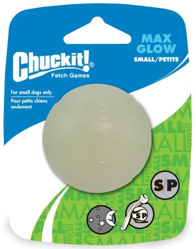 Chuckit Max Glow kutyajáték fluoreszkáló labda S