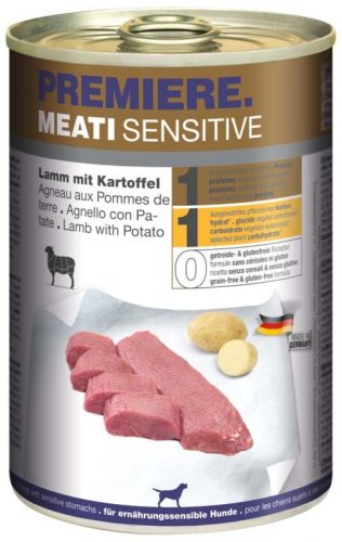 Premiere Meati Sensitive kutya konzerv adult bárány&burgonya 6x400g