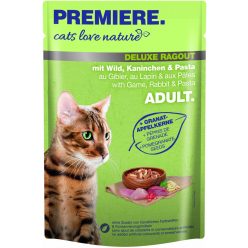   Premiere Cats Love Nature Deluxe Ragout macska tasak adult vad&nyúl 24x100g