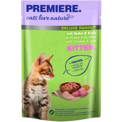   Premiere Cats Love Nature Deluxe Ragout macska tasak kitten csirke&borjú 24x100g