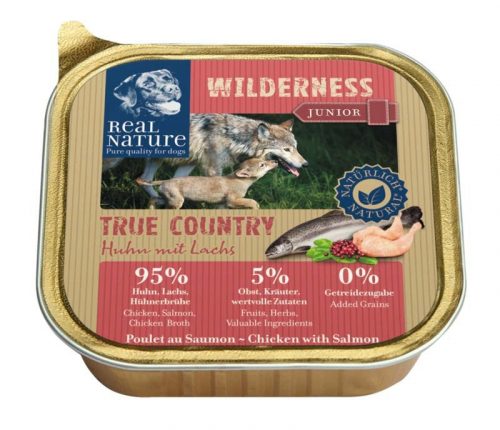 Real Nature Wilderness kutya tálka junior csirke&lazac 16x100g