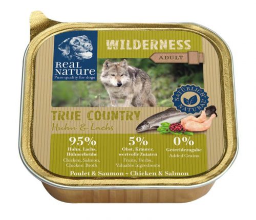 Real Nature Wilderness kutya tálka adult csirke&lazac 16x100g