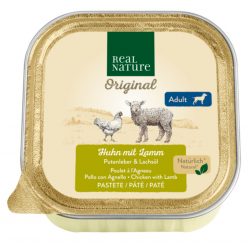   Real Nature Classic kutya tálka adult csirke&bárány&pulykamáj 17x100g