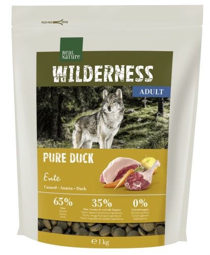 Real Nature Wilderness Pure Duck száraz kutyaeledel adult kacsa 1kg