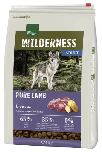 Real Nature Wilderness Pure Lamb száraz kutyaeledel bárány 4kg