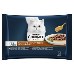 Gourmet Perle Gravy Delight macska tasak MP csirke 4x85g