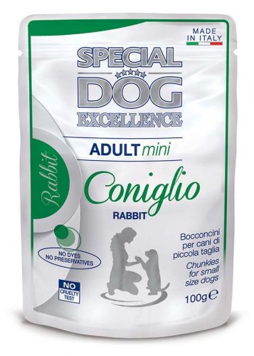 Special Dog Excellence kutya tasak mini adult nyúl 24x100g