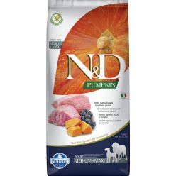   N&D Grain Free bárány&áfonya sütőtökkel adult medium&large száraz kutyaeledel 12kg