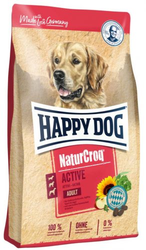 Happy Dog Natur Croq száraz kutyaeledel adult active 15kg