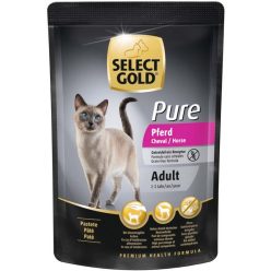 Select Gold Pure macska tasak adult lóhús 12x85g