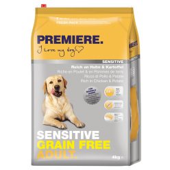   Premiere Sensitive GrainFree száraz kutyaeledel adult csirke&burgonya 4kg