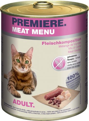 Premiere Meat Menu macska konzerv adult mix 6x800g