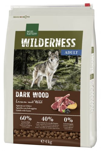 Real Nature Wilderness száraz kutyaeledel adult vad&bárány 4kg